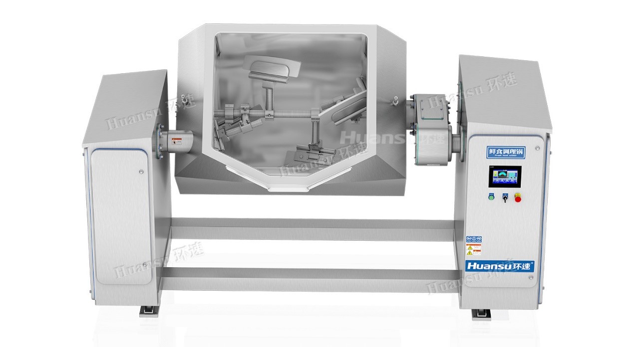 月餅餡料智能攪拌鍋，均勻攪拌，使用安全