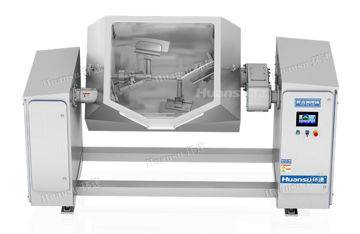 臥式智能攪拌鍋，蒸汽加熱效率高
